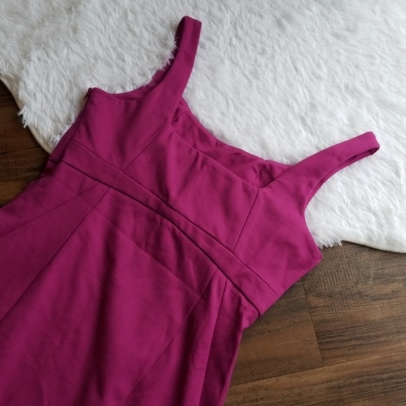 New York and Company Purple Dress Casual Work Sz 8 - Picture 4 of 6